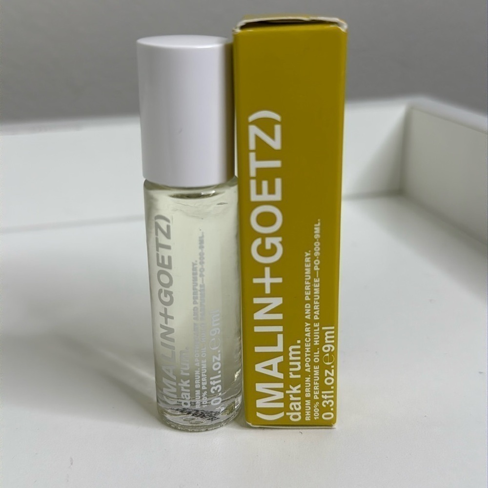 (Malin+Goetz) Dark Rum Perfume Oil Roller Ball Travel Size 0.3 fl oz NWT